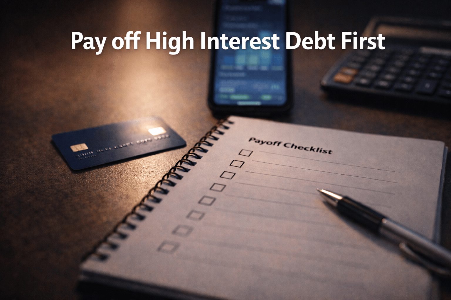 smartest order to invest your money pay off high interest debt first